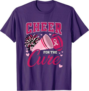 Cheer for The Cure Breast Cancer Awareness Cheerleader Funny