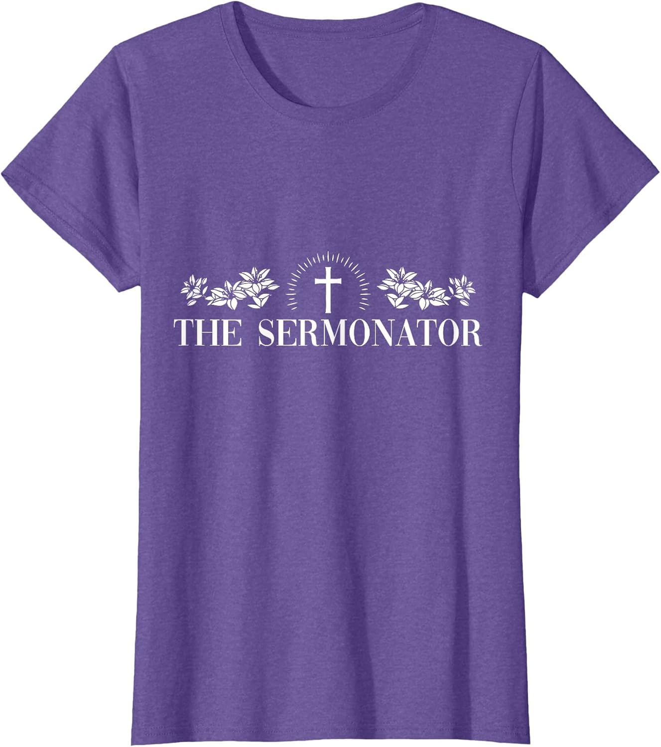The Sermonator - Pastor, Bible, Christian Worship - Flower