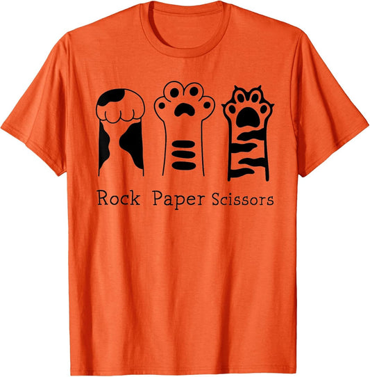 Funny Cat Paws Rock Paper Scissors