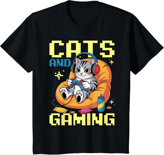 Gamer Gaming Cat Video Game