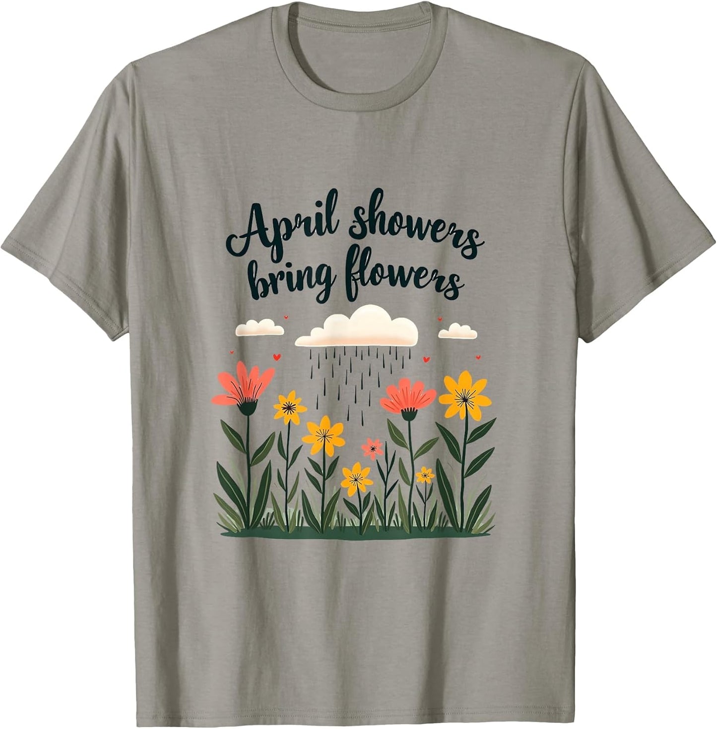 April Showers Bring Flowers Spring Design