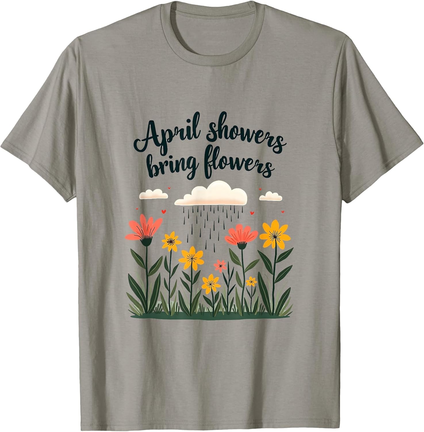 April Showers Bring Flowers Spring Design