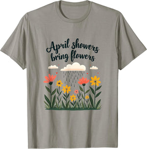 April Showers Bring Flowers Spring Design