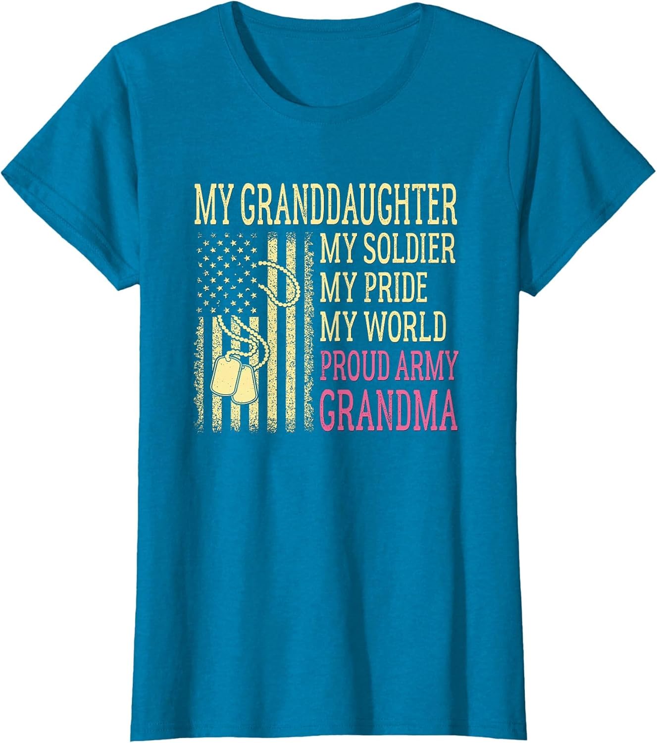 My Granddaughter My Soldier Proud Army Grandma US Military