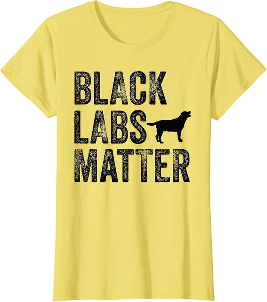 Black Labs Matter Labrador Dog Lover Owner Distressed Retro