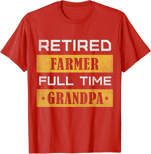 Retired Farmer Full Time Grandpa Retirement