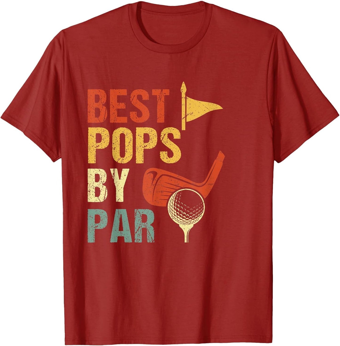 Best Pops by Par Shirt Father's Day for Golf Lover