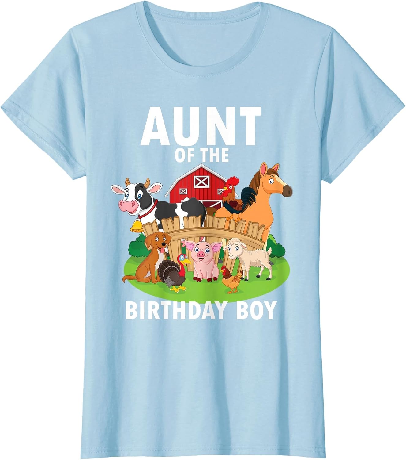Aunt of The Birthday Boy Farm Animals Matching Farm Theme