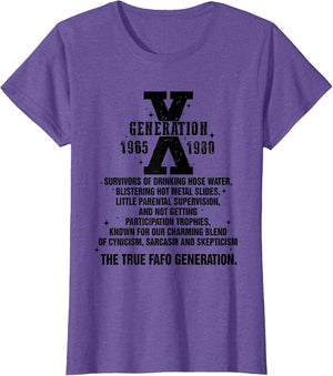GEN X Generation X 1965 1980 The True Fafo Generation