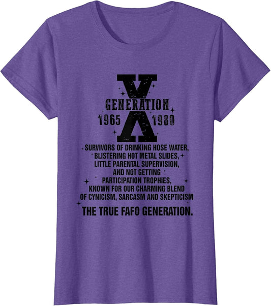 GEN X Generation X 1965 1980 The True Fafo Generation