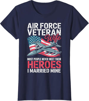 Air Force Wife American Patriotic Fighter Pilot Veteran