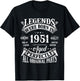 75th Birthday Shirt Vintage Born in 1951 75 Years Old B-Day