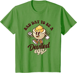 Bad Day to Be a Deviled Egg Funny Thanksgiving Eggs Dinner