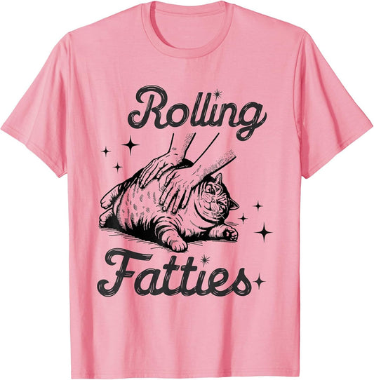Rolling Fatties Cat Funny Cute Cat Lover Kitten Owner Kitty