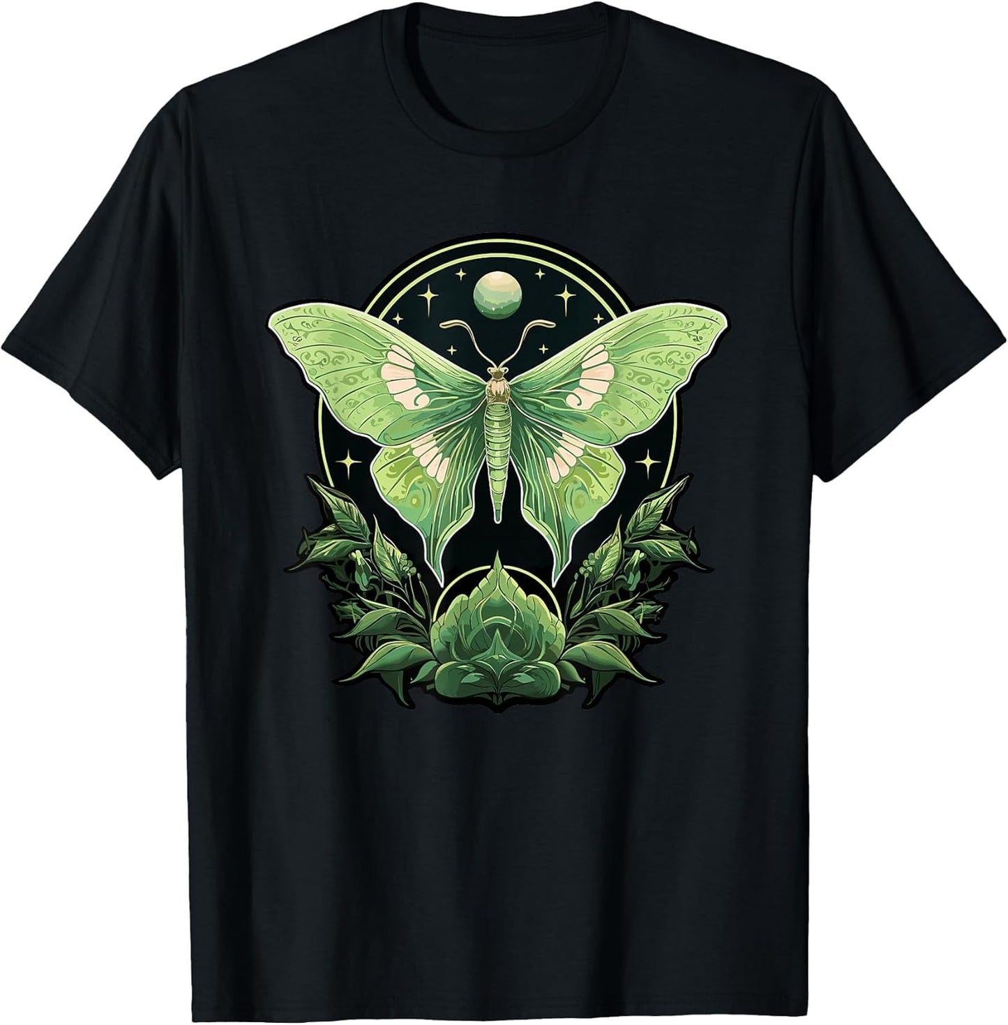 Luna Moth Insect Lover Witchy Aesthetic Moon Fairycore