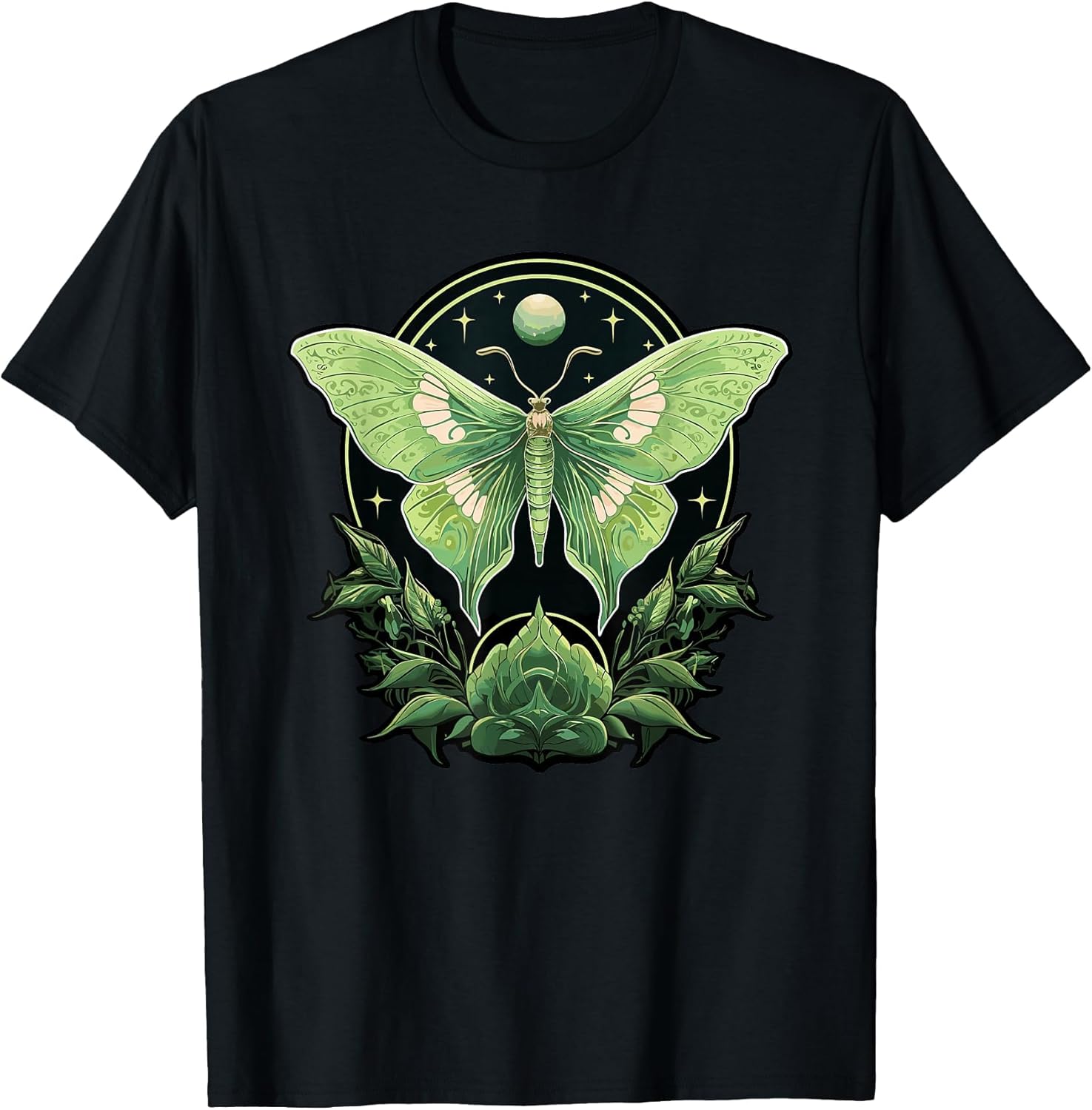 Luna Moth Insect Lover Witchy Aesthetic Moon Fairycore