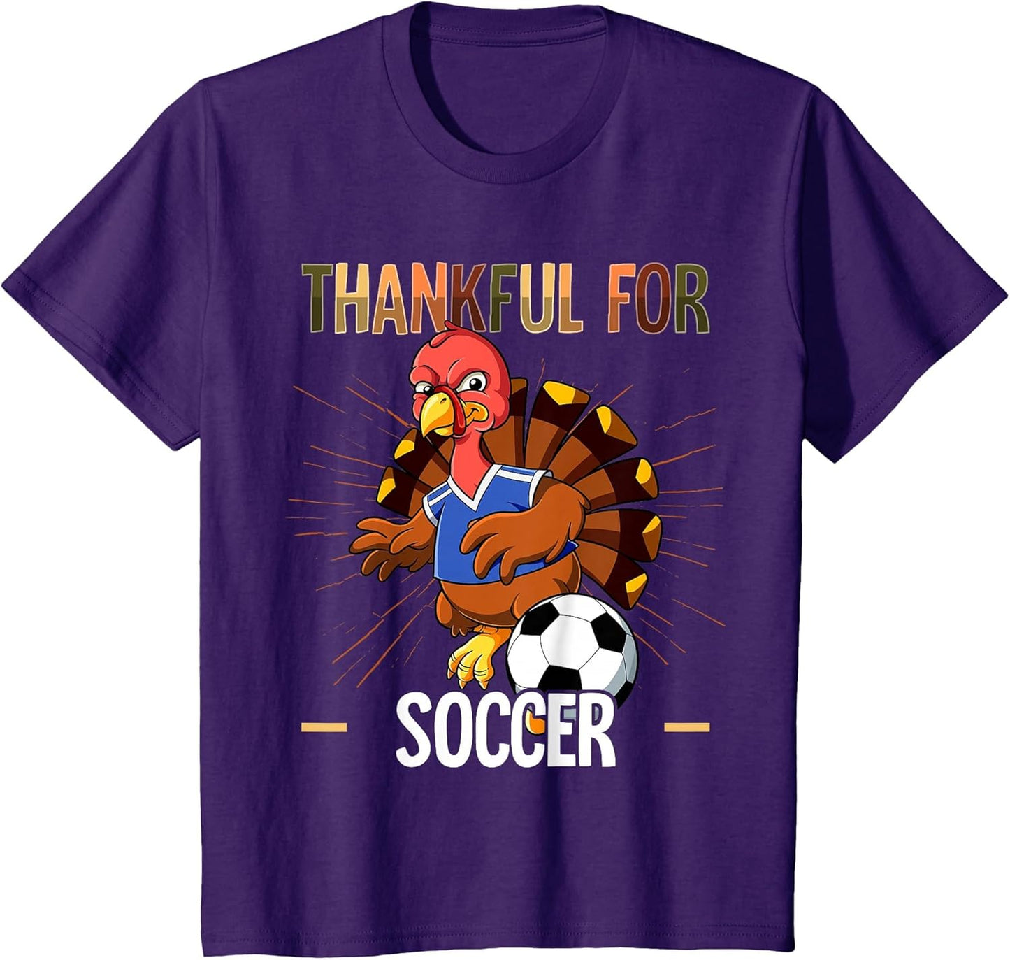 Thanksgiving Turkey Thankful for Soccer