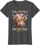 Follow The Word Not The Herd Christian Western Highland Cow