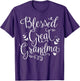 Cute Blessed Great Grandma Shirt - Grandmother