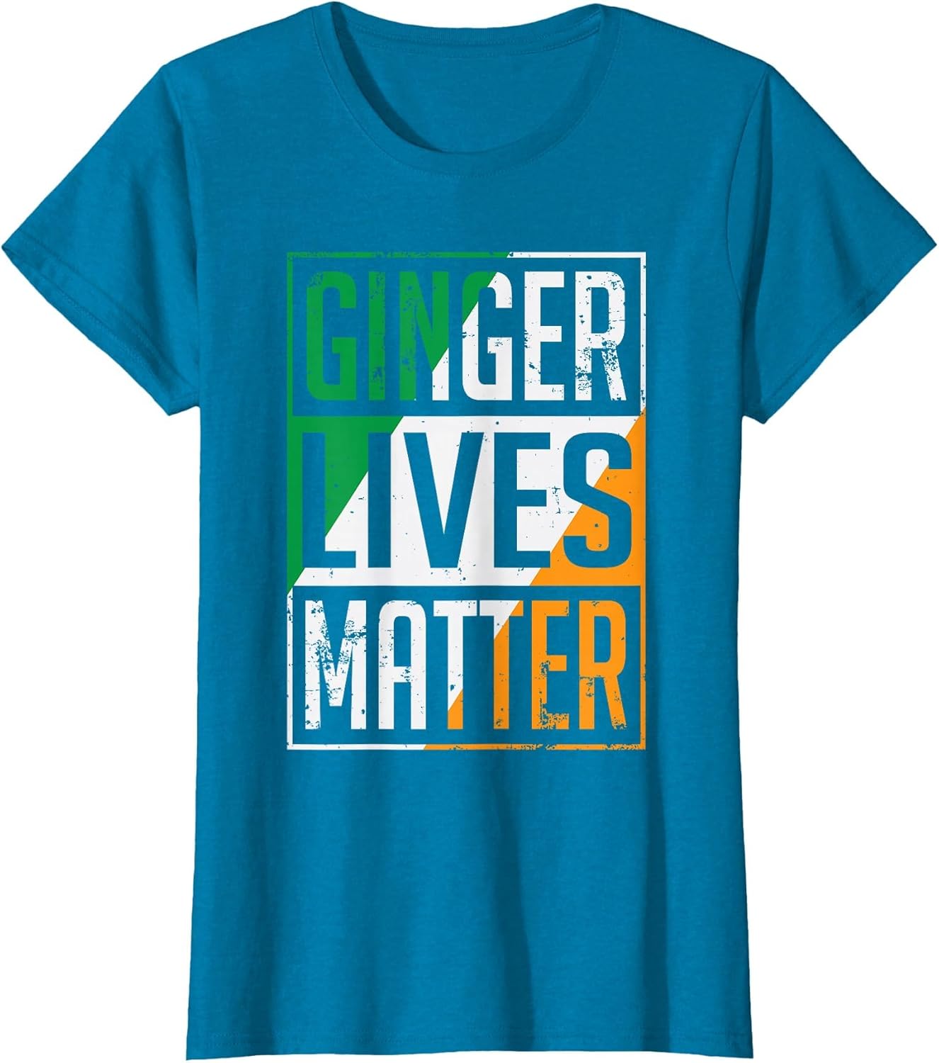 Ginger Lives Matter Irish Flag St Patricks Day Redhead Men