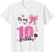 It's My 10th Birthday | Coquette Bow 10 Year Old Birthday