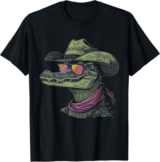 Alligator Cowboy Hat Gator Crocodile Reptile Lover Funny