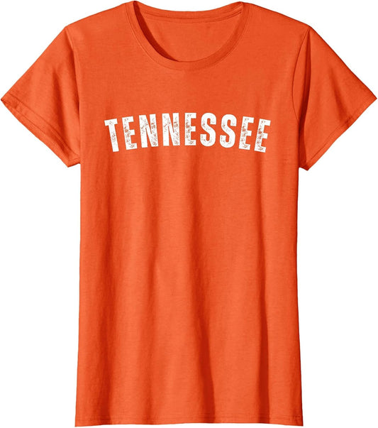 Vintage Tennessee Retro TN Throwback Orange