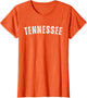 Vintage Tennessee Retro TN Throwback Orange