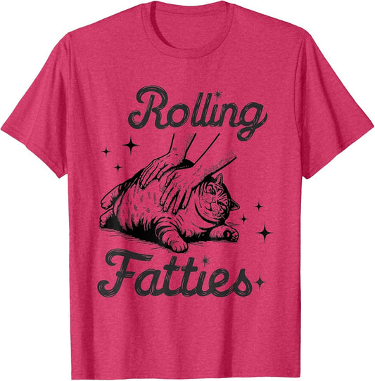 Rolling Fatties Cat Funny Cute Cat Lover Kitten Owner Kitty