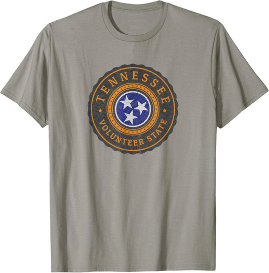Tennessee Men Women, TN State Flag, Tri Star, TN Lover