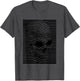 Optical Illusion Skull Stripes Effect & T Shirt Design