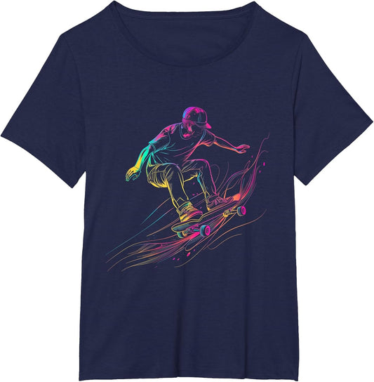 Skateboard Skateboarding Skater Boy Retro