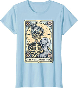 Weimaraner Mom Tarot Card Skeleton Dog Mama Witchy Vibes