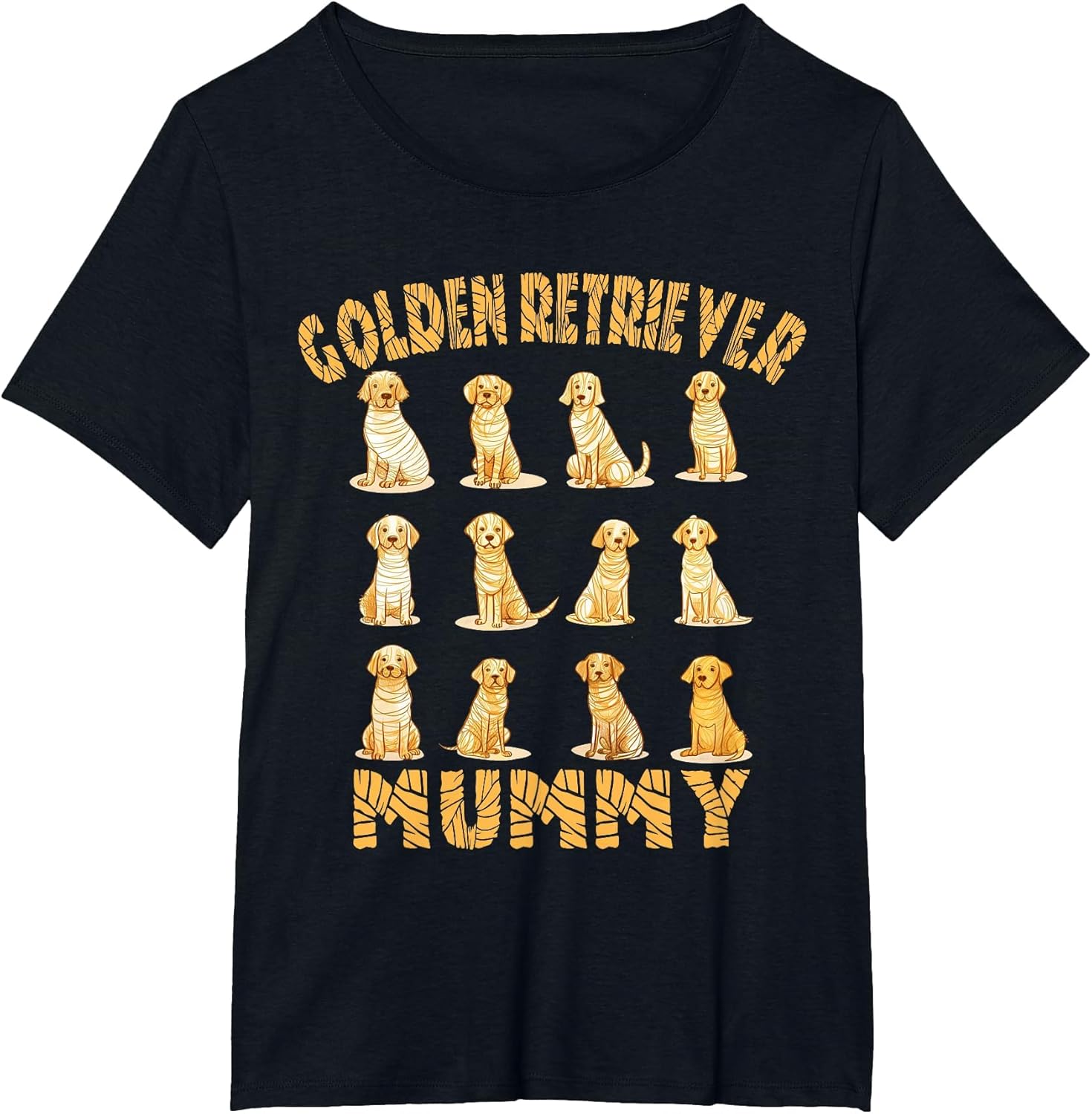 Golden Retriever Mummy Dog Lover Halloween Costume Men Women