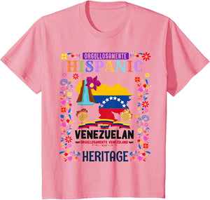 Latin Heritage Venezuelan Flag Outfit idea Kids Venezuela