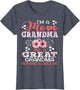 I'm A Mom Grandma A Great Grandma Nothing Scares Me Floral