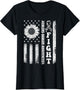 Fight Ehlers Danlos Awareness Shirts, American Flag EDS