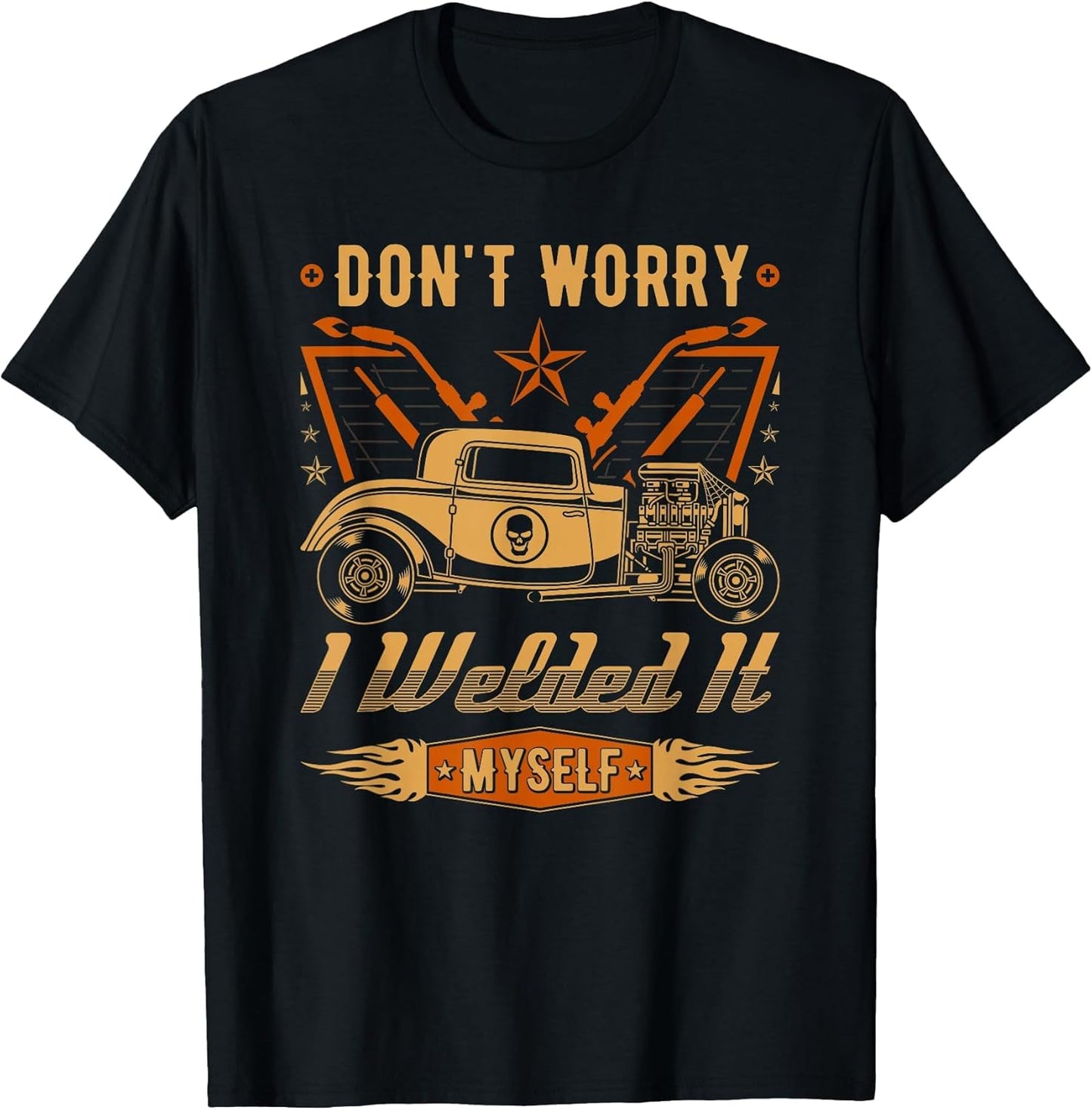 Hot Rod Mechanic, I Welded It Myself, Vintage Rat Rod
