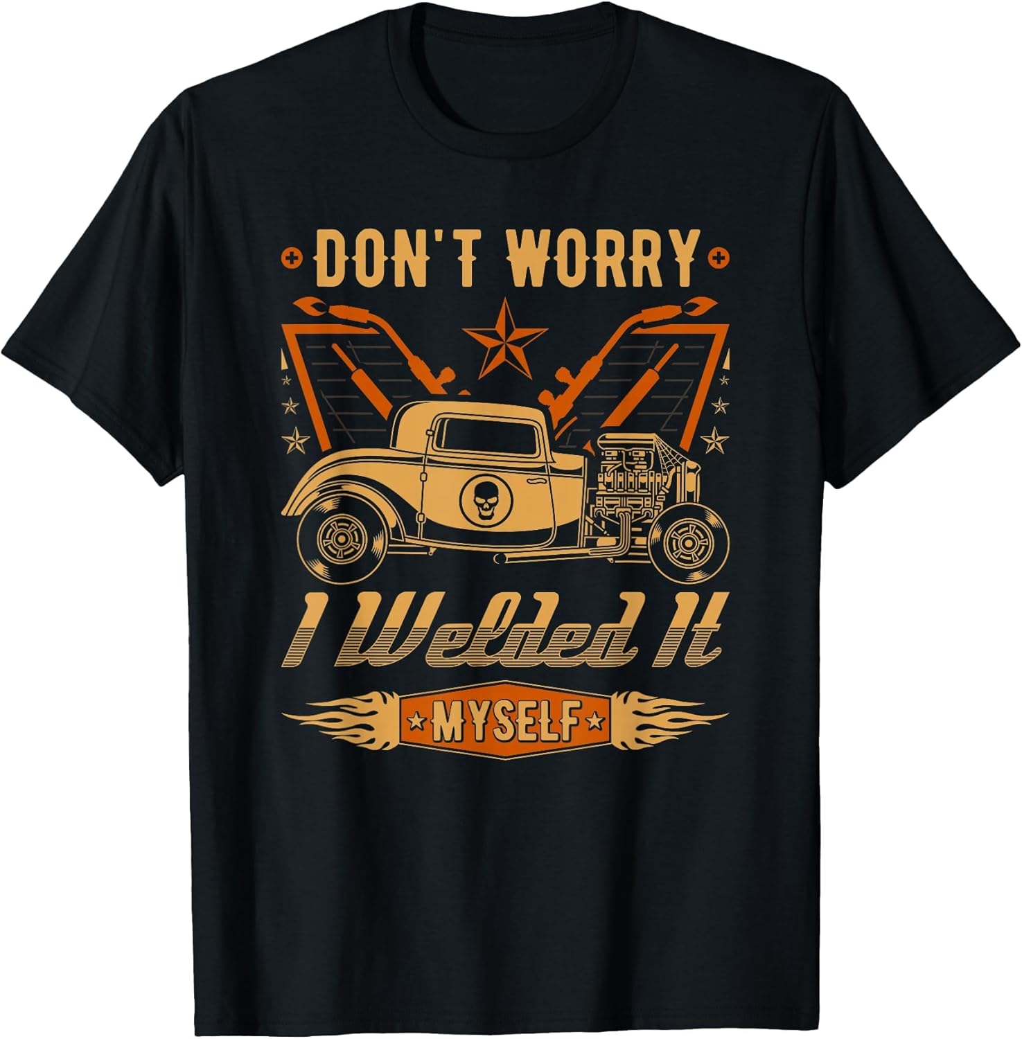 Hot Rod Mechanic, I Welded It Myself, Vintage Rat Rod