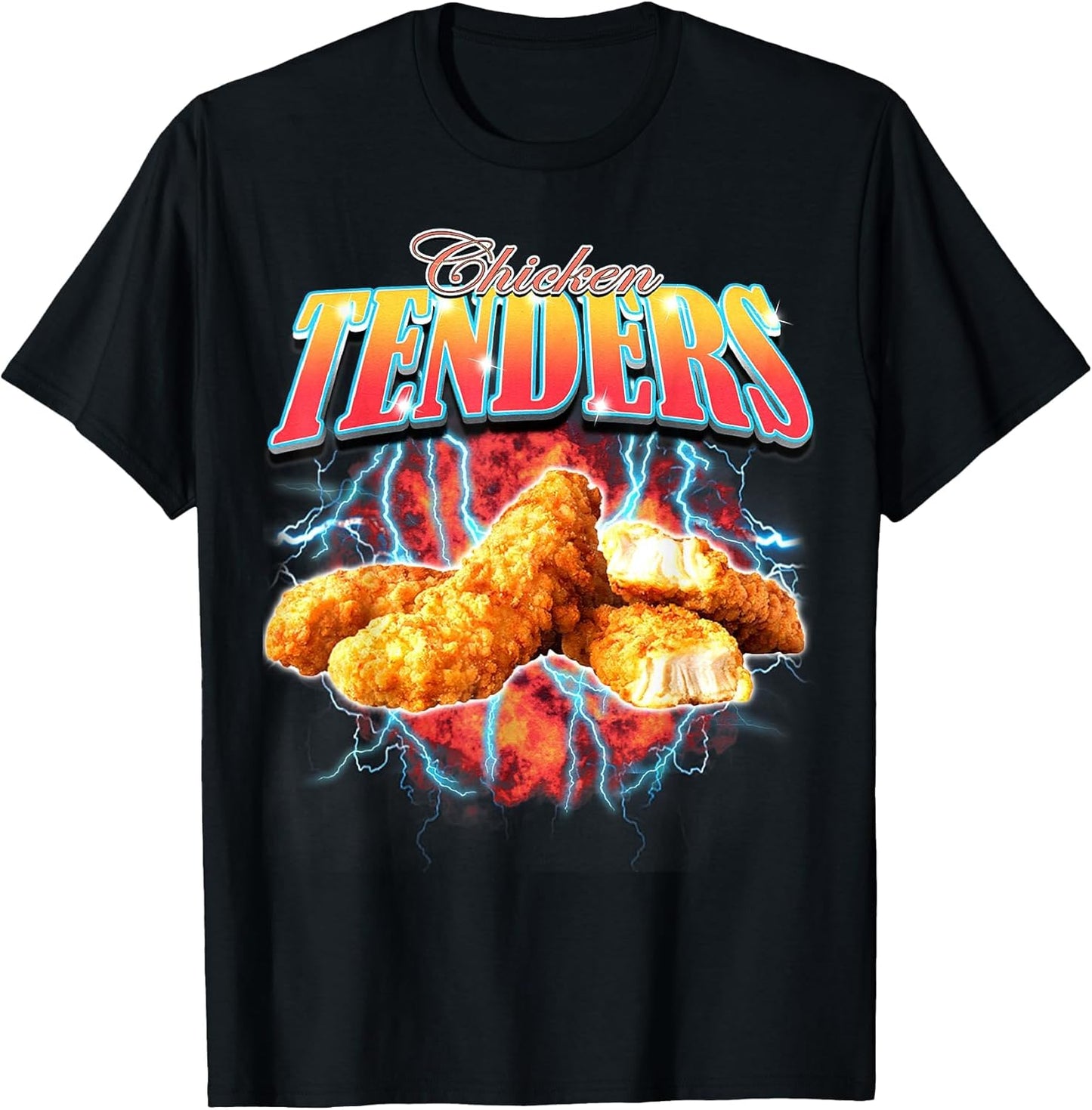 Bootleg Rap Funny Chicken Tenders Vintage 90s Heavy-Metal