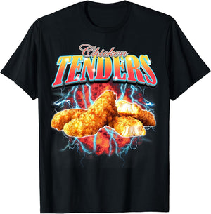 Bootleg Rap Funny Chicken Tenders Vintage 90s Heavy-Metal