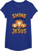 Kids Shine with The Light of Jesus Funny Christian Halloween