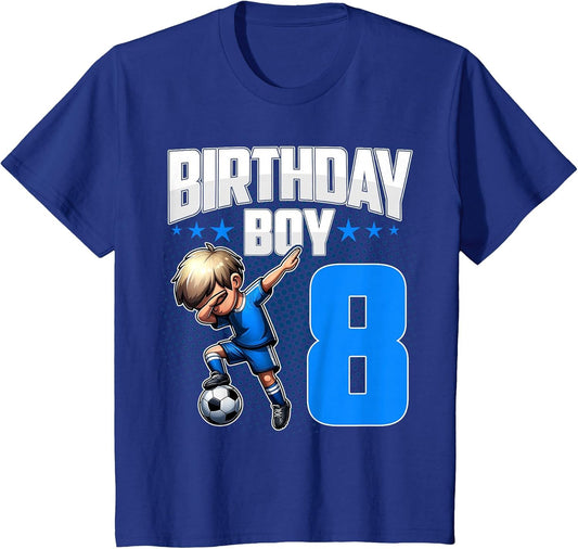 8th Birthday Boy Soccer Dabbing - 8 Years Old Boy Birthday