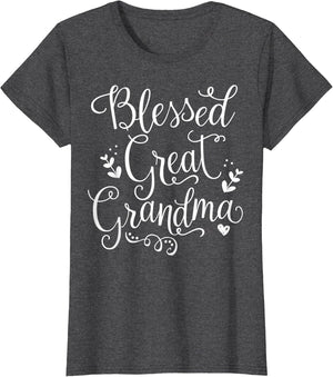 Cute Blessed Great Grandma Shirt - Grandmother