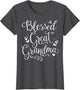 Cute Blessed Great Grandma Shirt - Grandmother