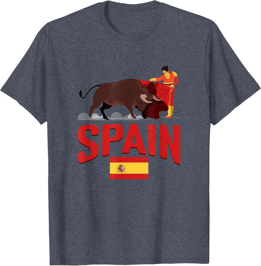 Spain Flag Bull Fighting Spanish