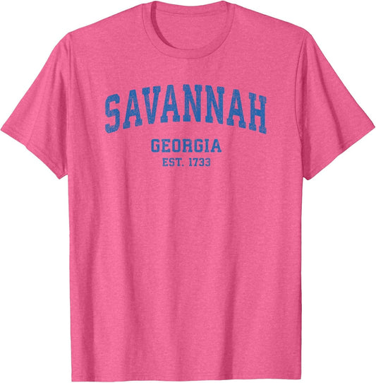 Savannah Georgia GA Vintage Athletic Sports
