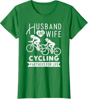 Husband and Wife Cycling Partners for Life