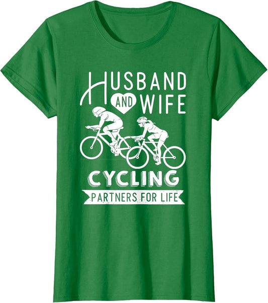 Husband and Wife Cycling Partners for Life