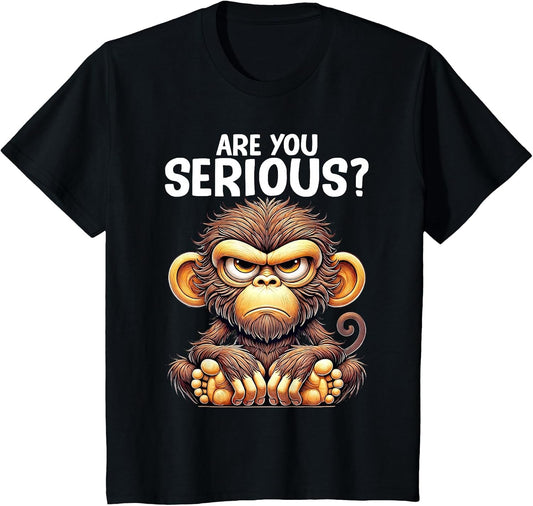 Humor are You Serious Grumpy Funny Monkey Meme